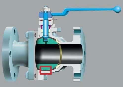 شیر توپی شناور (floating ball valve)